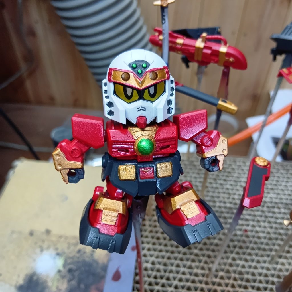 墨入れ（ウェザリング）前。