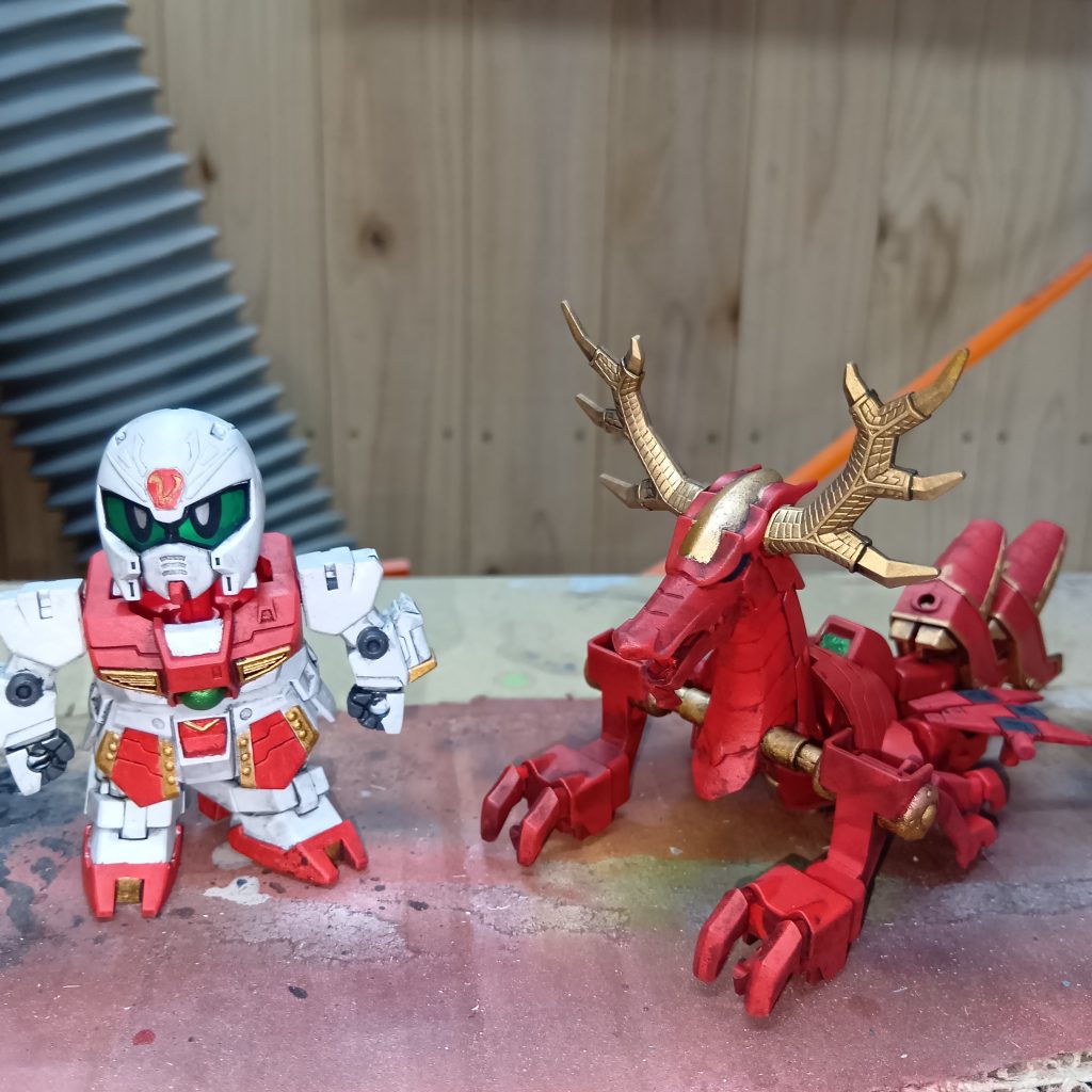 幻竜の方、もうちょっと丁寧に拭いた方がよかったかな😅