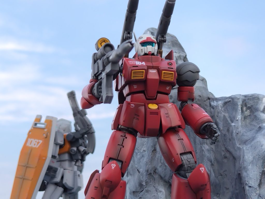 モロッコジムも上陸した様子。次回は109号機を制作して並べたいと思います。