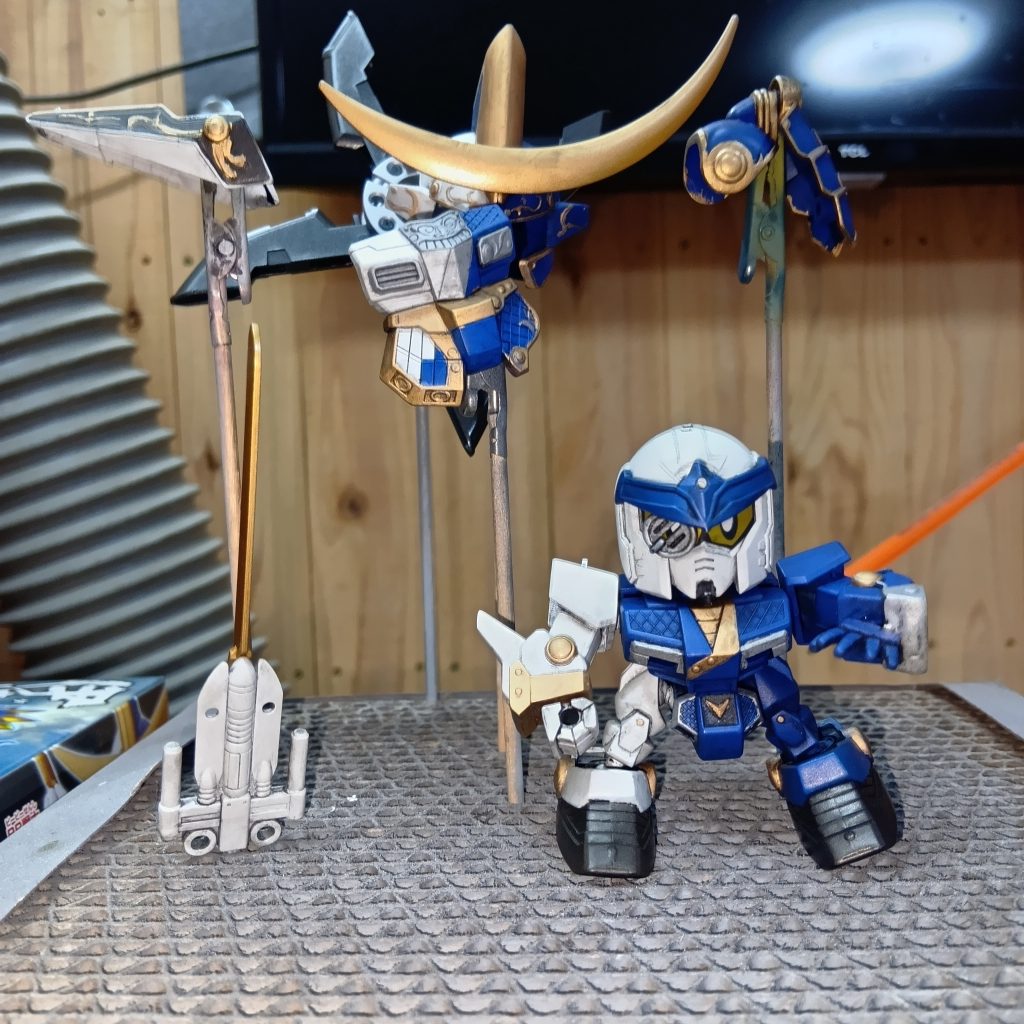 軽装モード。他の武将に比べて、けっこうあっさりしてますね。