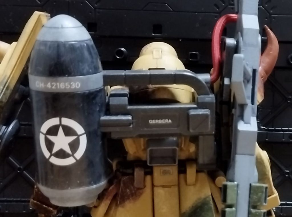 不自然なのはわかっているのですがどうしても貼りたくなってしまった米軍の星印マーク !