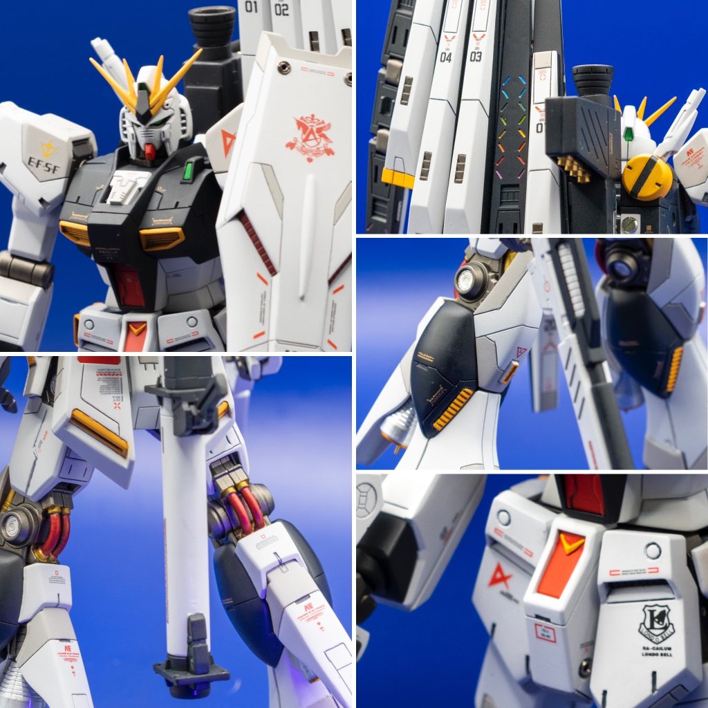 デカールは、ガンダムデカールやアシタのデカール、ハイキューパーツのデカールなど複数のタイプからチョイス