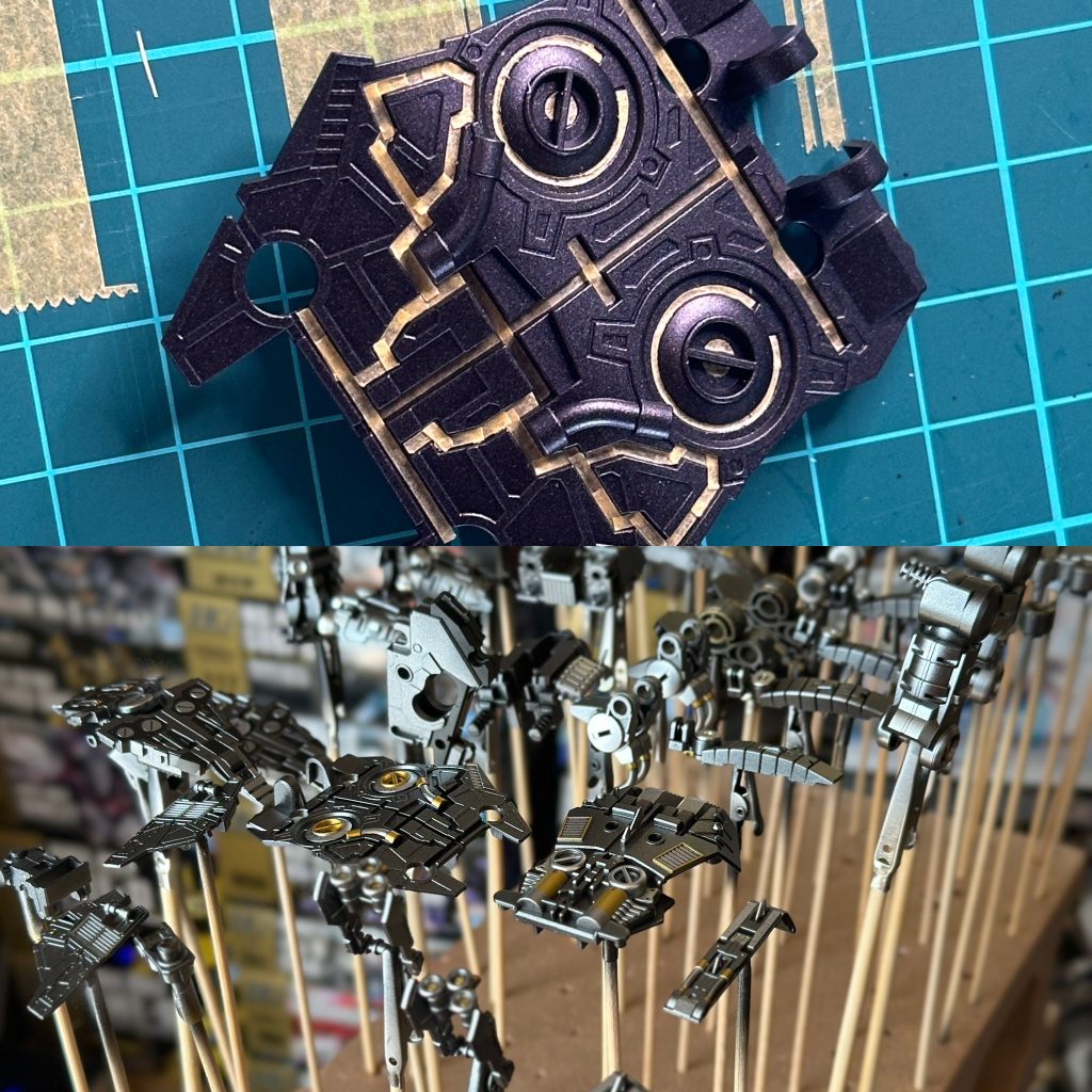 塗り分け、マスキング地獄不器用な自分にはとても大変でした(gundam-kao10)