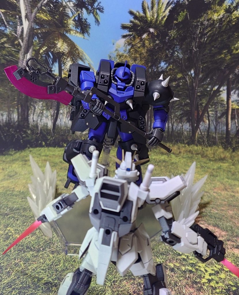 “フッヒャッハッハッ！この距離が欲しかったんだ、コイツを使うためになぁッ！”