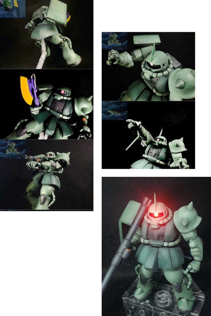 フル可動1/100旧キット ザク【アニメ劇中フォルム徹底再現版】※旧キット1/100ザク使用–4枚目/制作者:HITOHITO