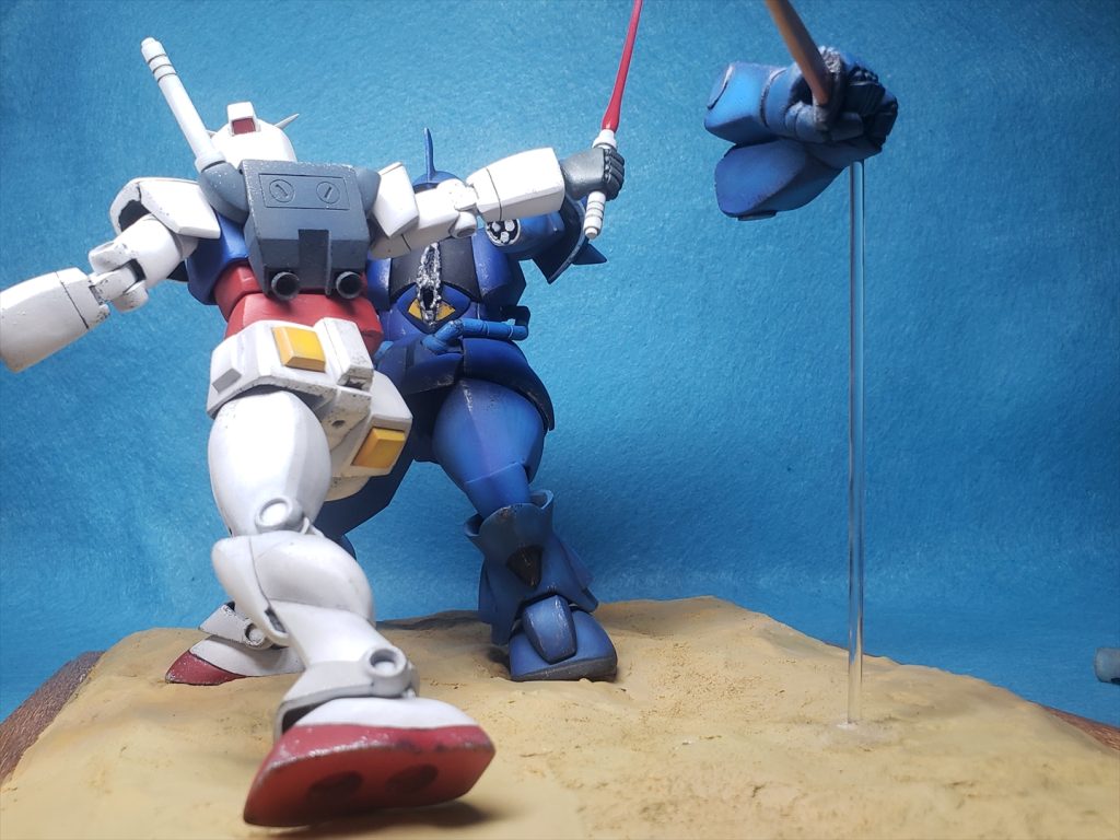 フル可動1/100旧キット グフ 【アニメ劇中フォルム徹底再現版】   ※旧キット1/100 グフ使用–9枚目/制作者:HITOHITO