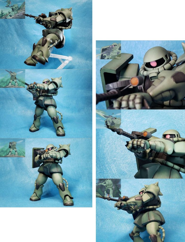 フル可動1/100旧キット ザク【アニメ劇中フォルム徹底再現版】※旧キット1/100ザク使用–3枚目/制作者:HITOHITO