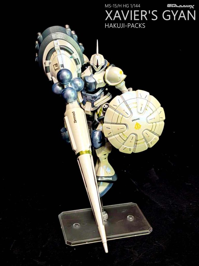 エグザベ専用ギャン（ハクジ装備）②　サファイアブルーパール仕上げ–8枚目/制作者：しうまい