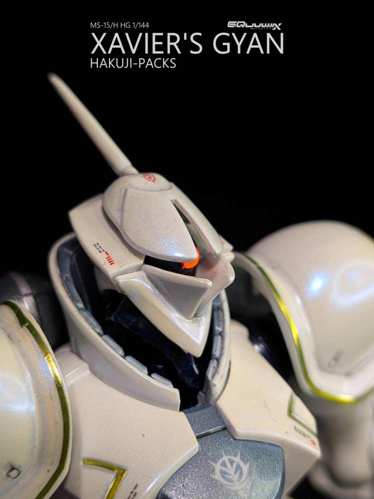 エグザベ専用ギャン（ハクジ装備）②　サファイアブルーパール仕上げ–6枚目/制作者：しうまい