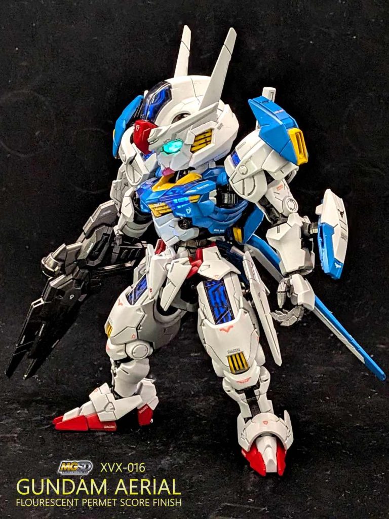 MGSD ガンダムエアリアル パーメットスコア蛍光発色–5枚目/制作者：しうまい