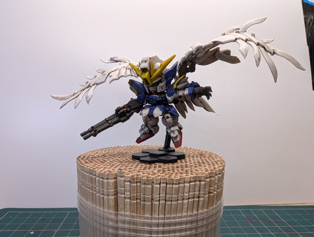 一応合わせ目消しもしてみました。