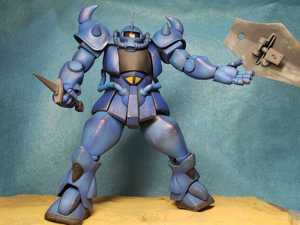 フル可動1/100旧キット グフ 【アニメ劇中フォルム徹底再現版】   ※旧キット1/100 グフ使用–3枚目/制作者:HITOHITO