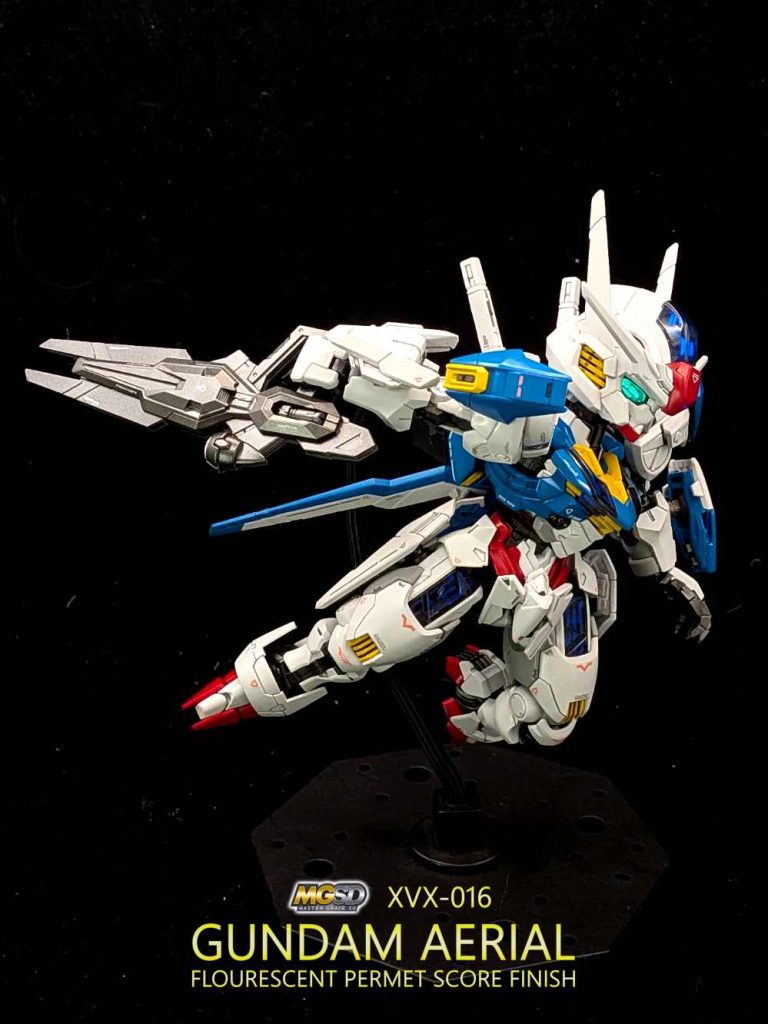 MGSD ガンダムエアリアル パーメットスコア蛍光発色–6枚目/制作者：しうまい