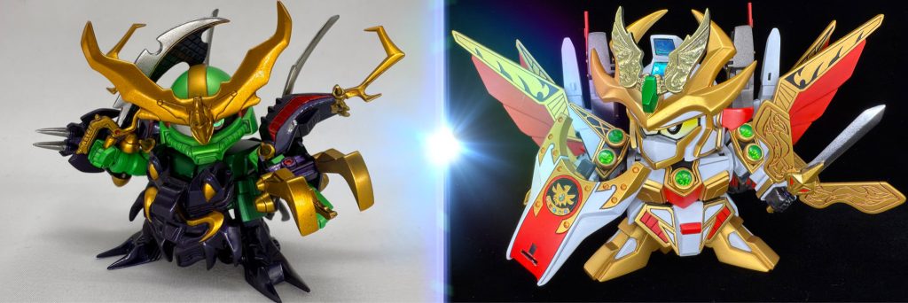 「来たな、大将軍!」先日投稿させていただいた三代目頑駄無大将軍と。