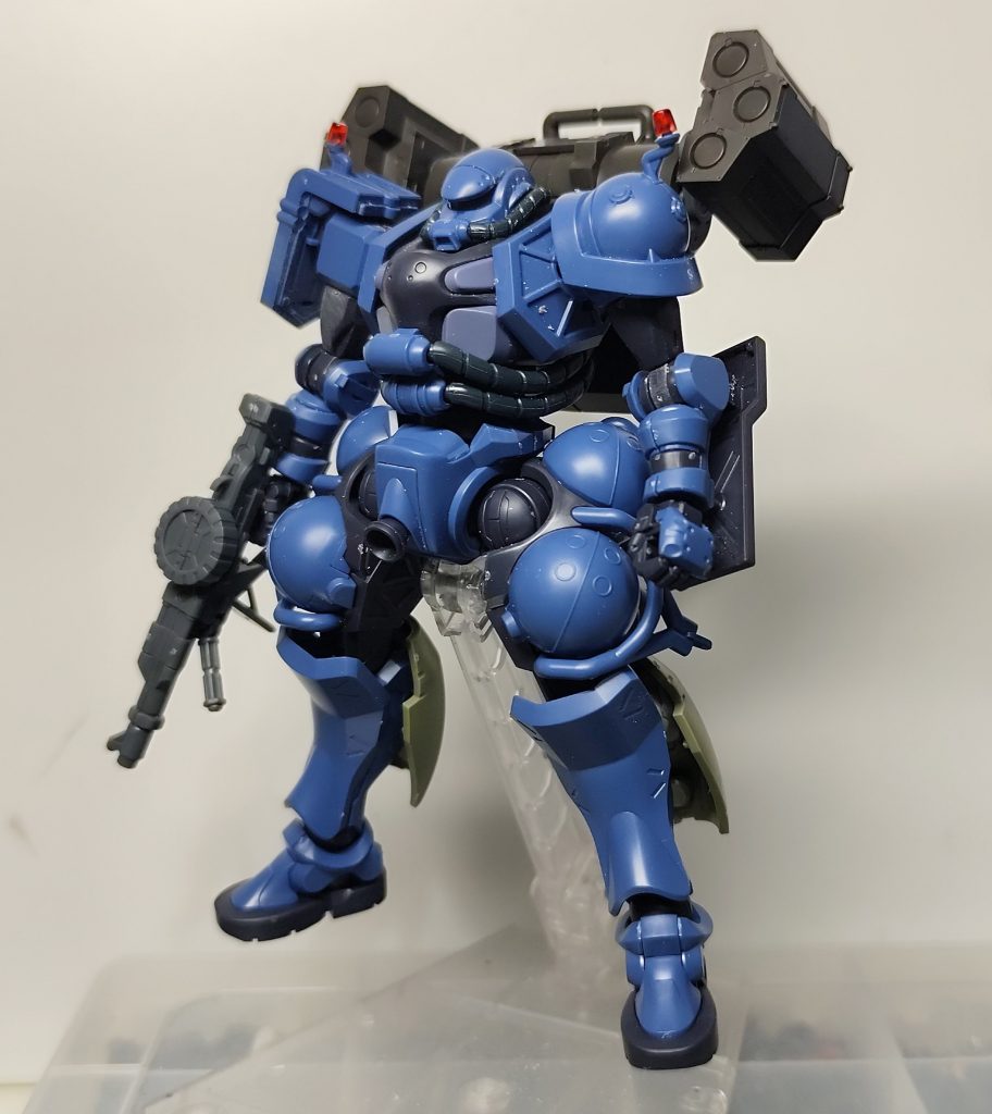 初期段階。そのままの機体に30MMラウンドノヴァのバックパックだけを追加するお手軽ミキシングのつもり…でした。