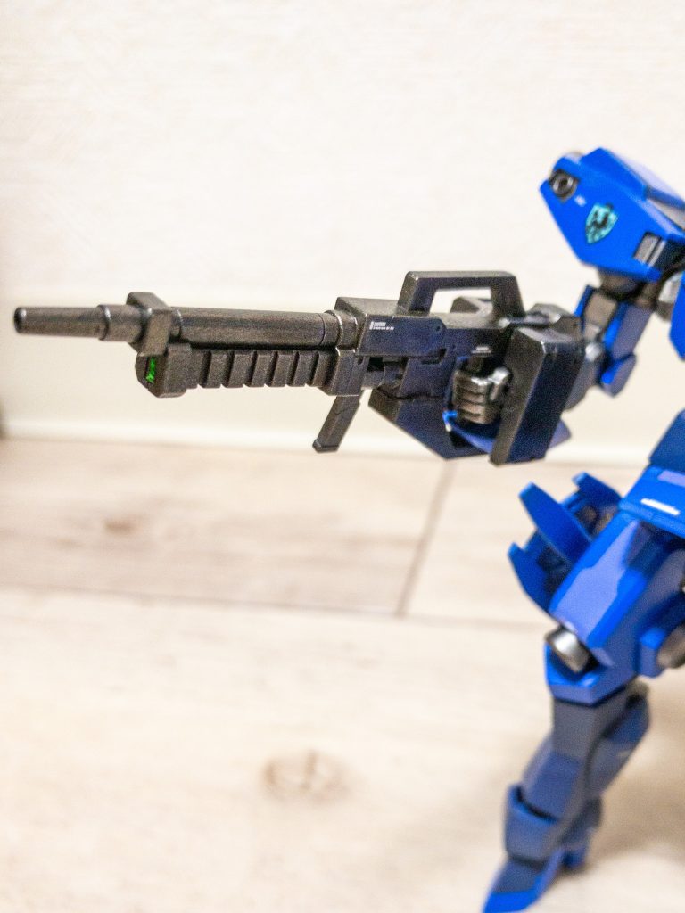 ライフルのセンサー部はラピーテープ+レジンで光を拾うように