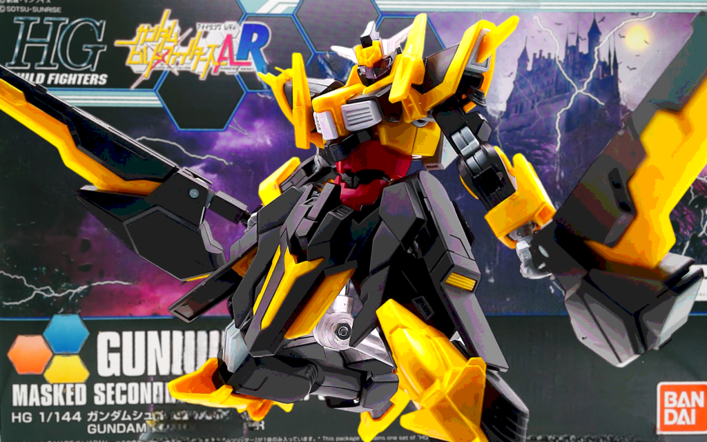 ガンダムシュバルツリッター素組み撮影