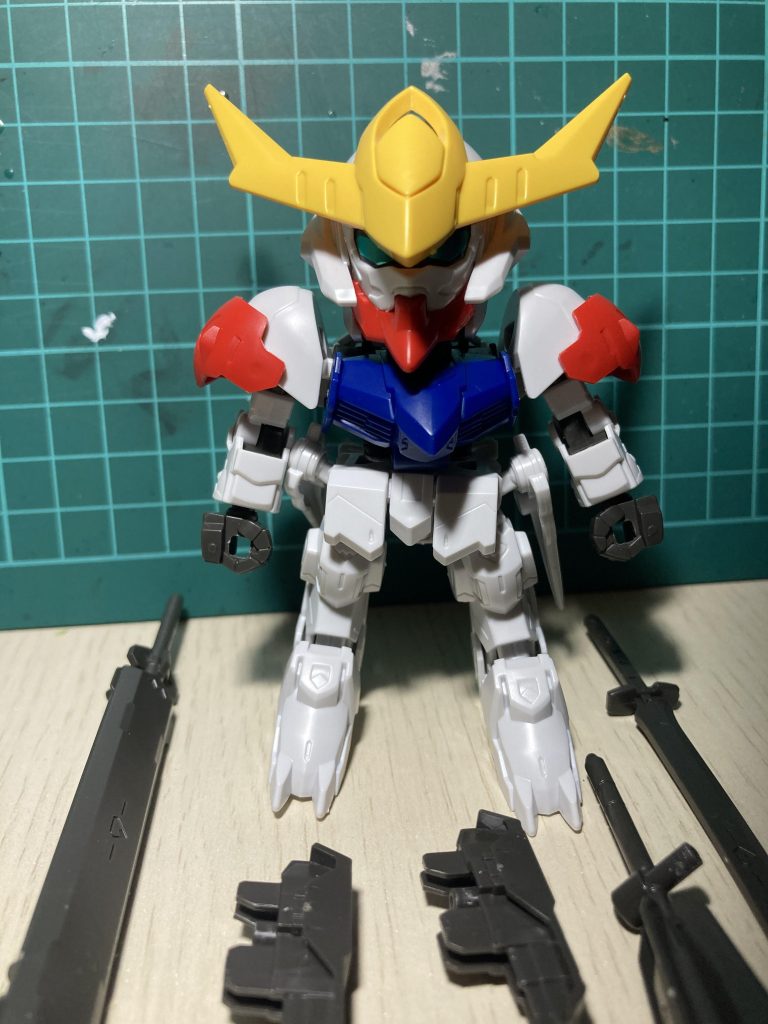 素組バルバトスは好きだが、余り見ずに買ったのもあり、物足りなくおもえてしまった