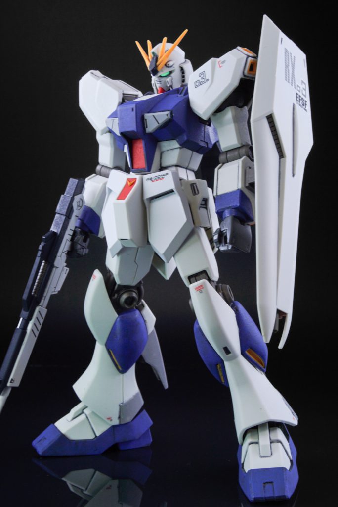 🎊νガンダムの完成です🎊–2枚目/制作者:レン@筆塗り部分塗装