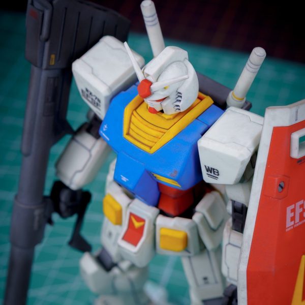 二個目のガンプラ、HGUC 191 RX-78-2ガンダム