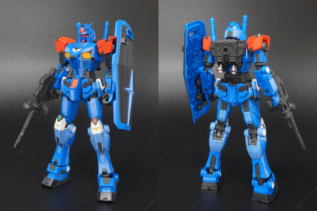 素のガンダムです。色は替えていますが、塗り分けはオリジナルに準じています。