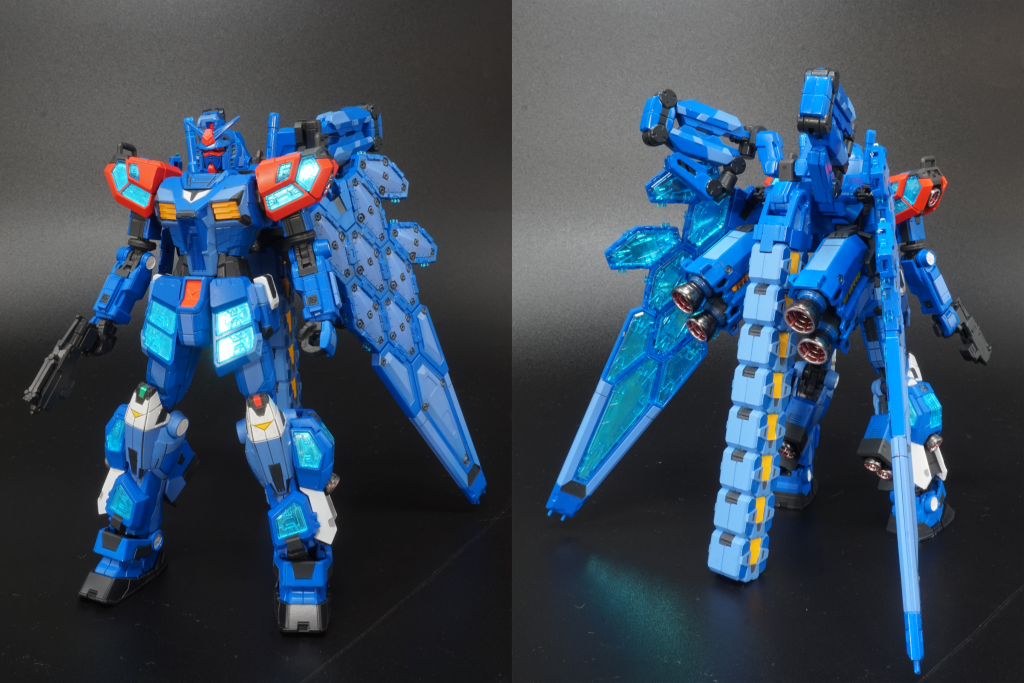 グラスフェザーもオリジナルとほぼ同じように塗り分け。