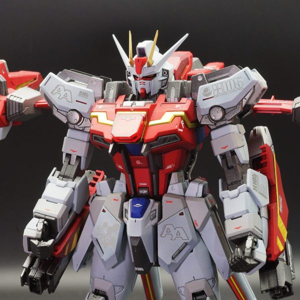 MGライトニングストライクガンダム全塗装