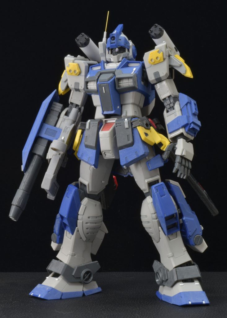 追加装備はあばたーふみなから剥いだモノ。にしても成形色カラーの方がカッチョ良かったかな…