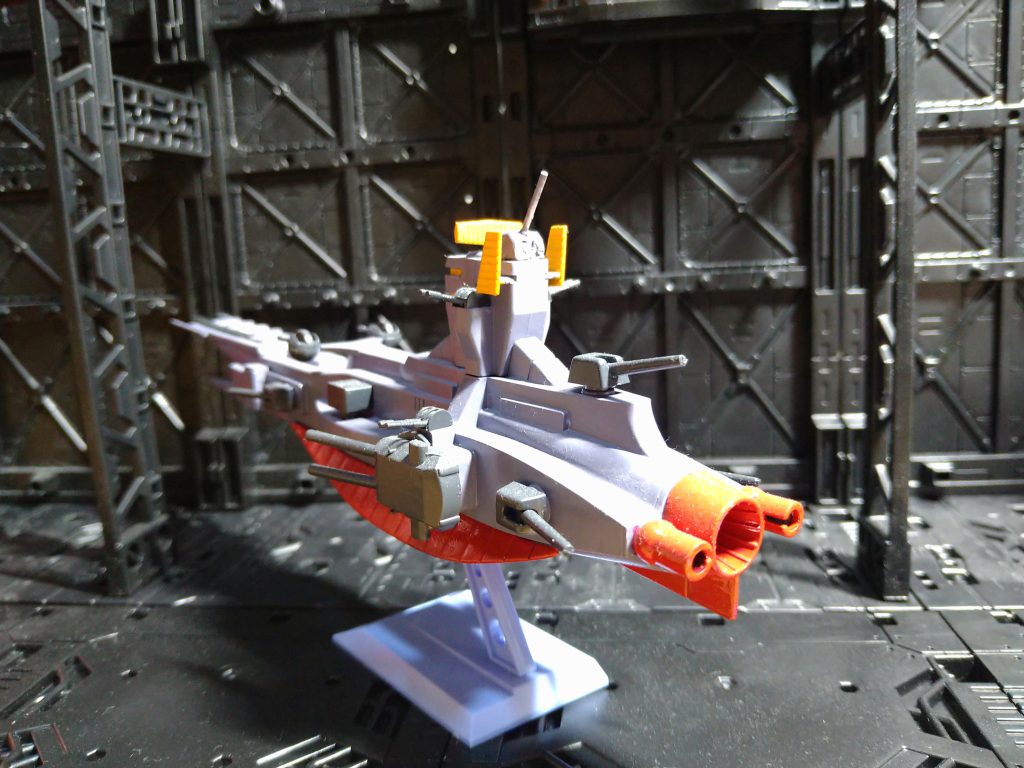 バーニアなどはジャンクパーツでそれっぽく。