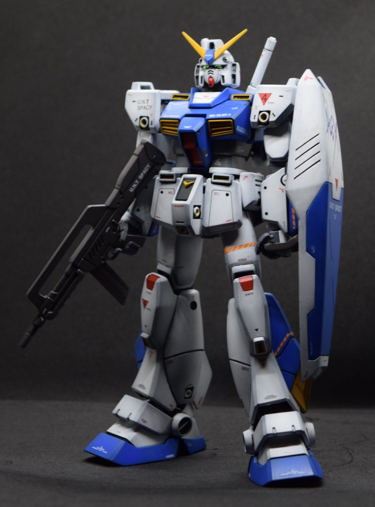 武器はライフルのノズルがなくなってたので、適当に自作しただけです。