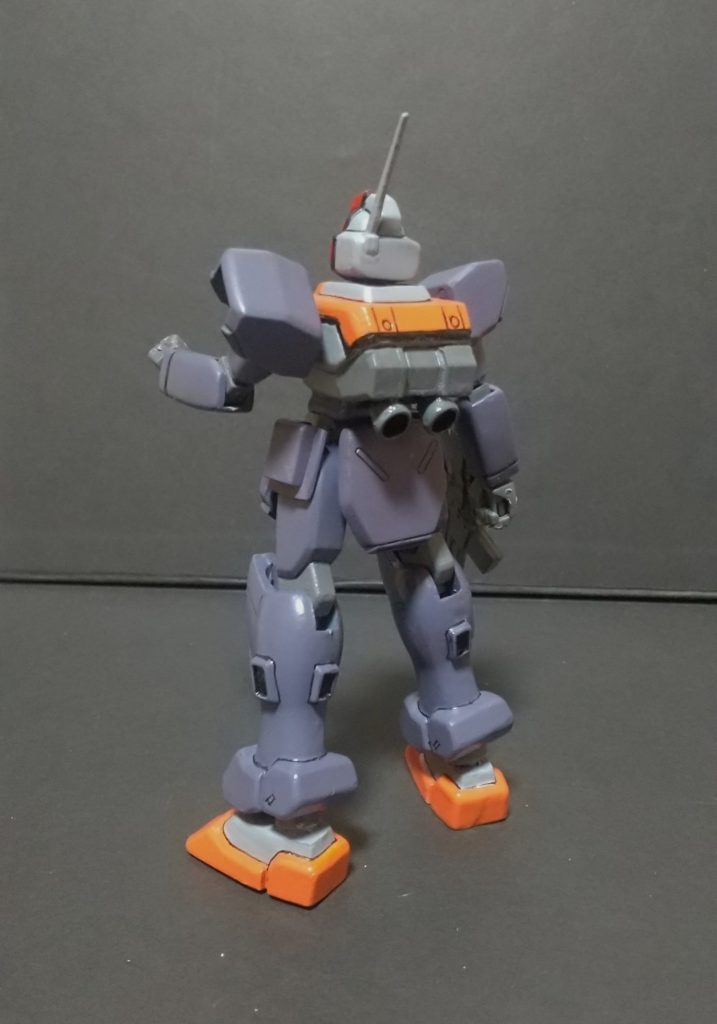 後ろバックパックはてきとうに自作しましたとにかく当時のガンダムXシリーズのキットと並べて違和感ないようなプロポーションにできればゴール、としました