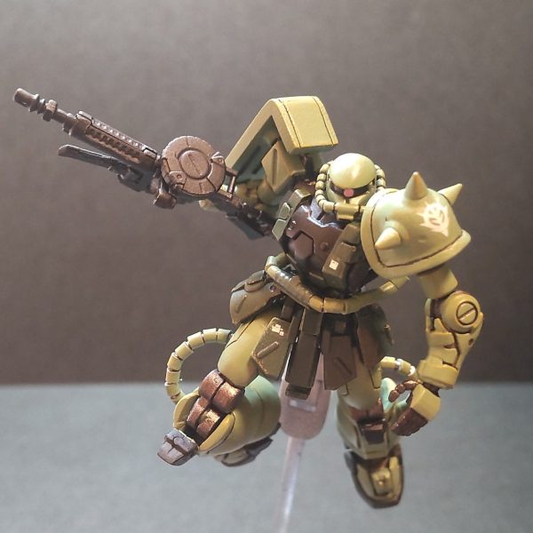 ガンダムアーティファクトMS-06ザクⅡ可動式