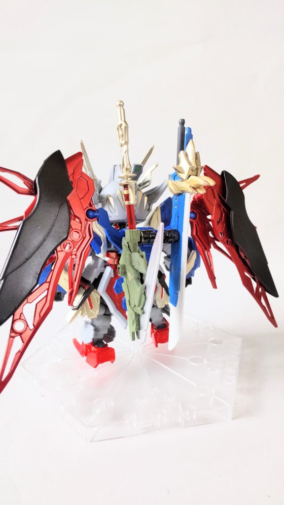 張飛デスティニーガンダム( 演者:デスティニーガンダムSpecII)主に司馬懿デスティニーガンダムとSDEXデスティニーガンダムをミキシングして作製。