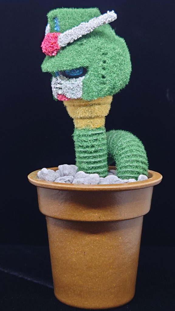 首？胴体？はアッガイ腕のほうが形状は近そうだったんだけど、デフォルメだしセーフということで。