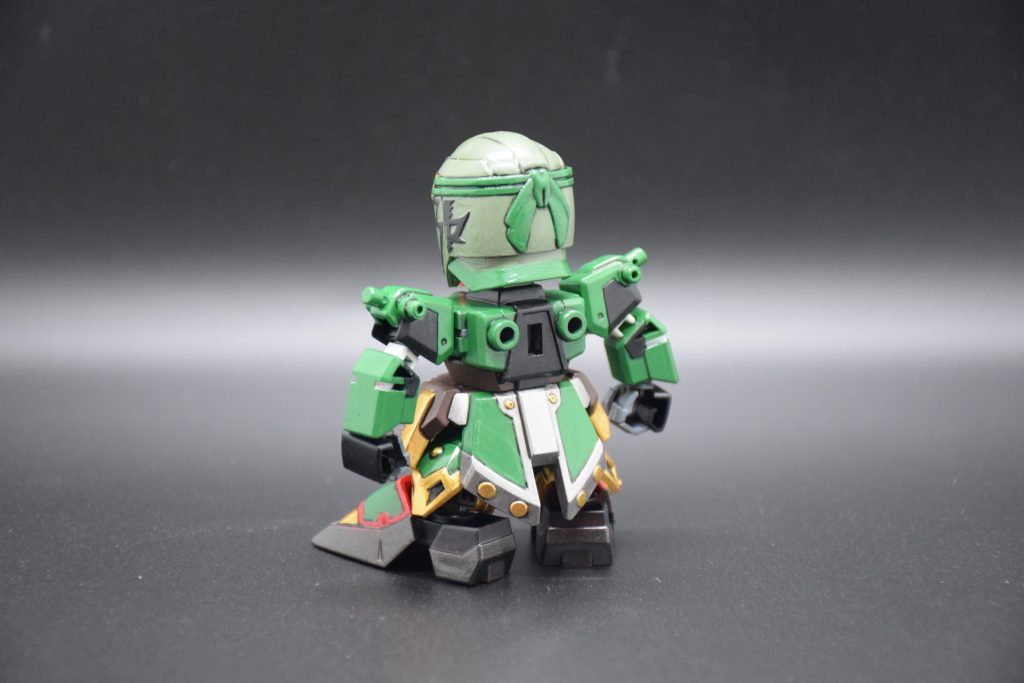 筆塗り全塗装 SDガンダム三国伝 – 真 雷装 張飛ガンダム(真三國無雙color ver.)–4枚目/制作者：KaTim