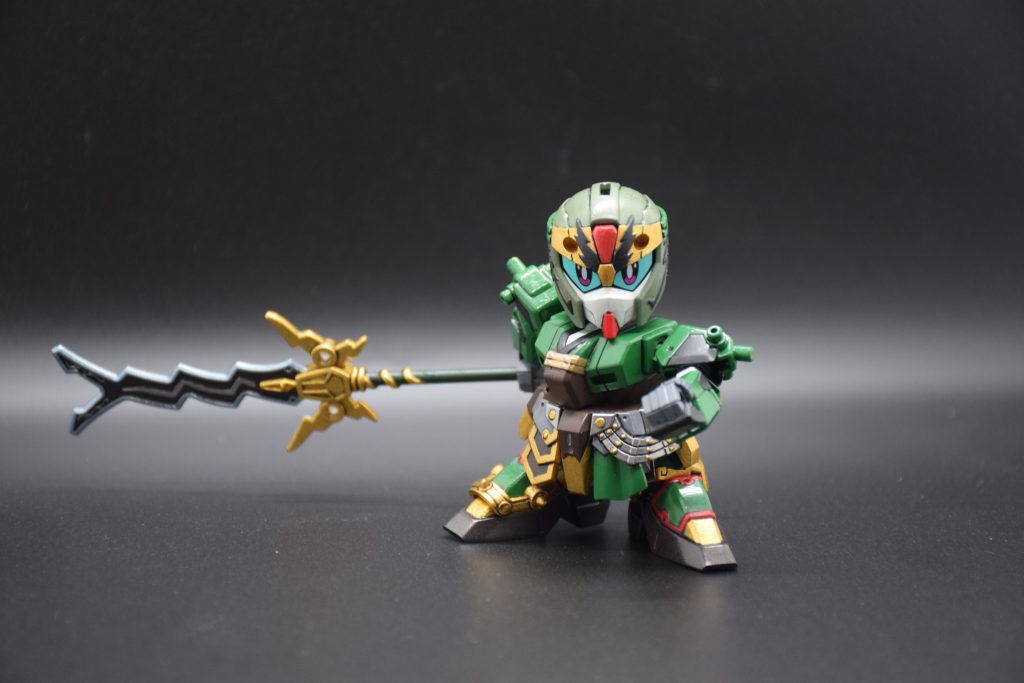 筆塗り全塗装 SDガンダム三国伝 – 真 雷装 張飛ガンダム(真三國無雙color ver.)–5枚目/制作者：KaTim