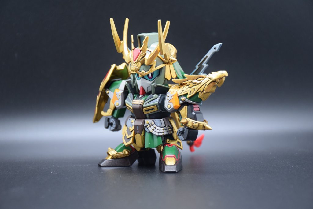 筆塗り全塗装 SDガンダム三国伝 – 真 雷装 張飛ガンダム(真三國無雙color ver.)–7枚目/制作者：KaTim