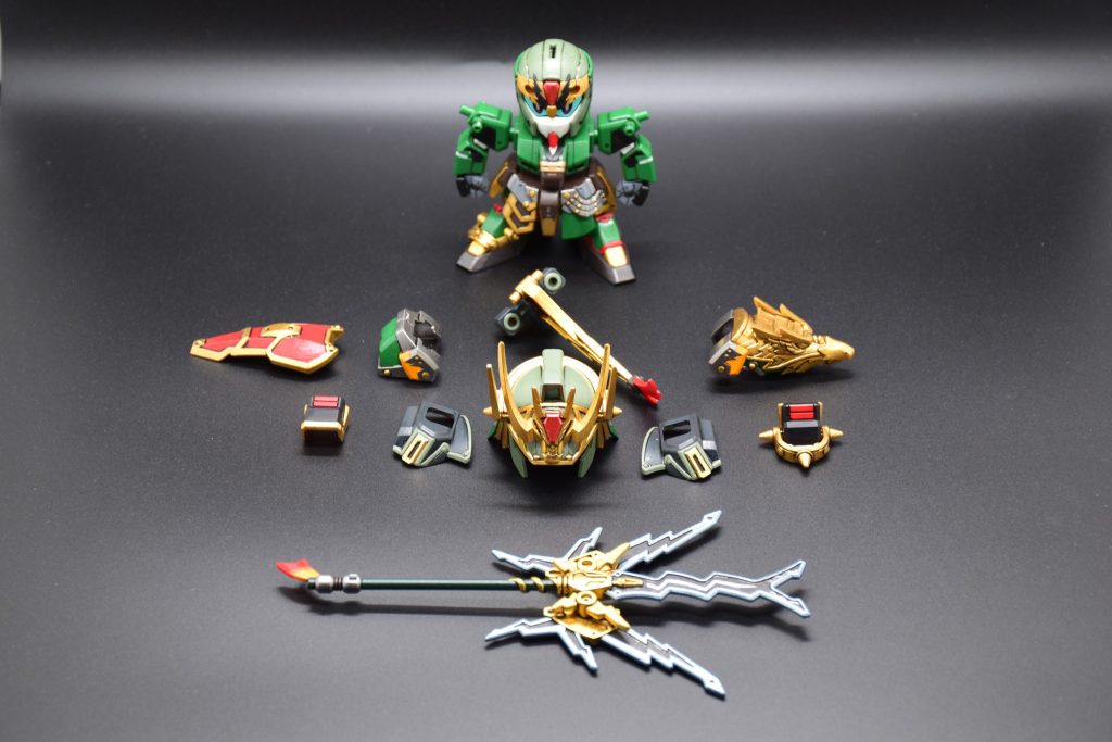 筆塗り全塗装 SDガンダム三国伝 – 真 雷装 張飛ガンダム(真三國無雙color ver.)–9枚目/制作者：KaTim