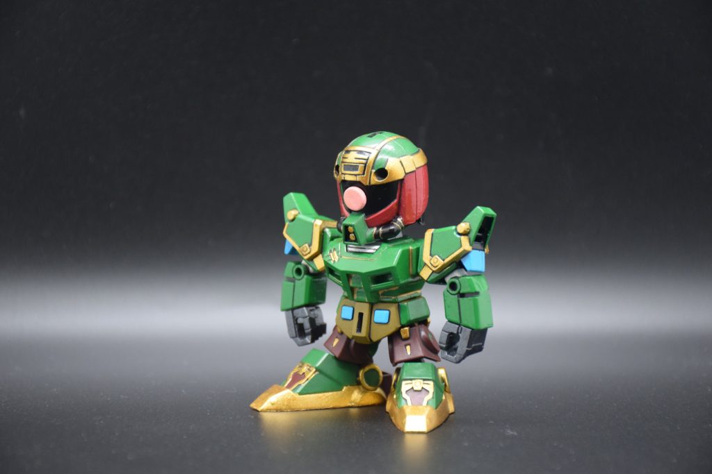 筆塗り全塗装 SDガンダム三国伝 – 周倉ドーベンウルフ(真三國無雙color ver.)–3枚目/制作者：KaTim