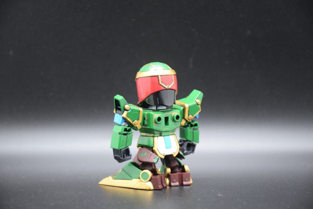 筆塗り全塗装 SDガンダム三国伝 – 周倉ドーベンウルフ(真三國無雙color ver.)–4枚目/制作者：KaTim