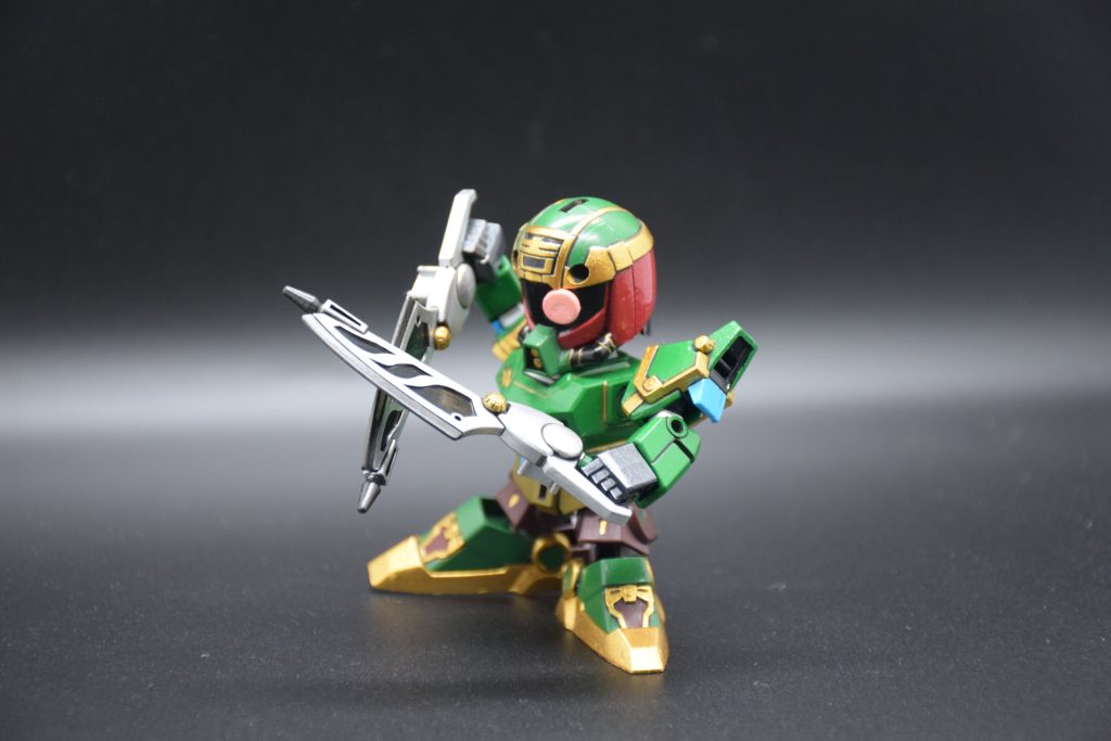 筆塗り全塗装 SDガンダム三国伝 – 周倉ドーベンウルフ(真三國無雙color ver.)–6枚目/制作者：KaTim