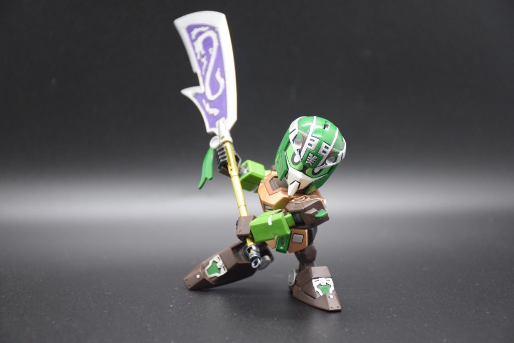 筆塗り全塗装 SDガンダム三国伝 – 関平ガンダム(真三國無雙color ver.)–7枚目/制作者：KaTim