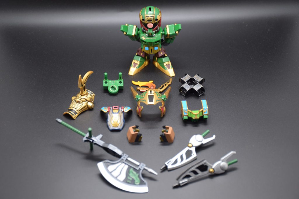 筆塗り全塗装 SDガンダム三国伝 – 周倉ドーベンウルフ(真三國無雙color ver.)–9枚目/制作者：KaTim