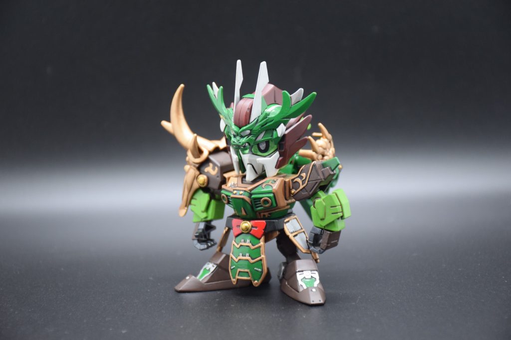 筆塗り全塗装 SDガンダム三国伝 – 関平ガンダム(真三國無雙color ver.)–8枚目/制作者：KaTim