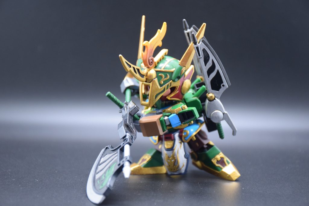 筆塗り全塗装 SDガンダム三国伝 – 周倉ドーベンウルフ(真三國無雙color ver.)–3枚目/制作者：KaTim