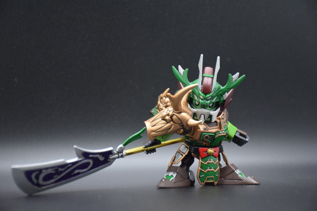 筆塗り全塗装 SDガンダム三国伝 – 関平ガンダム(真三國無雙color ver.)