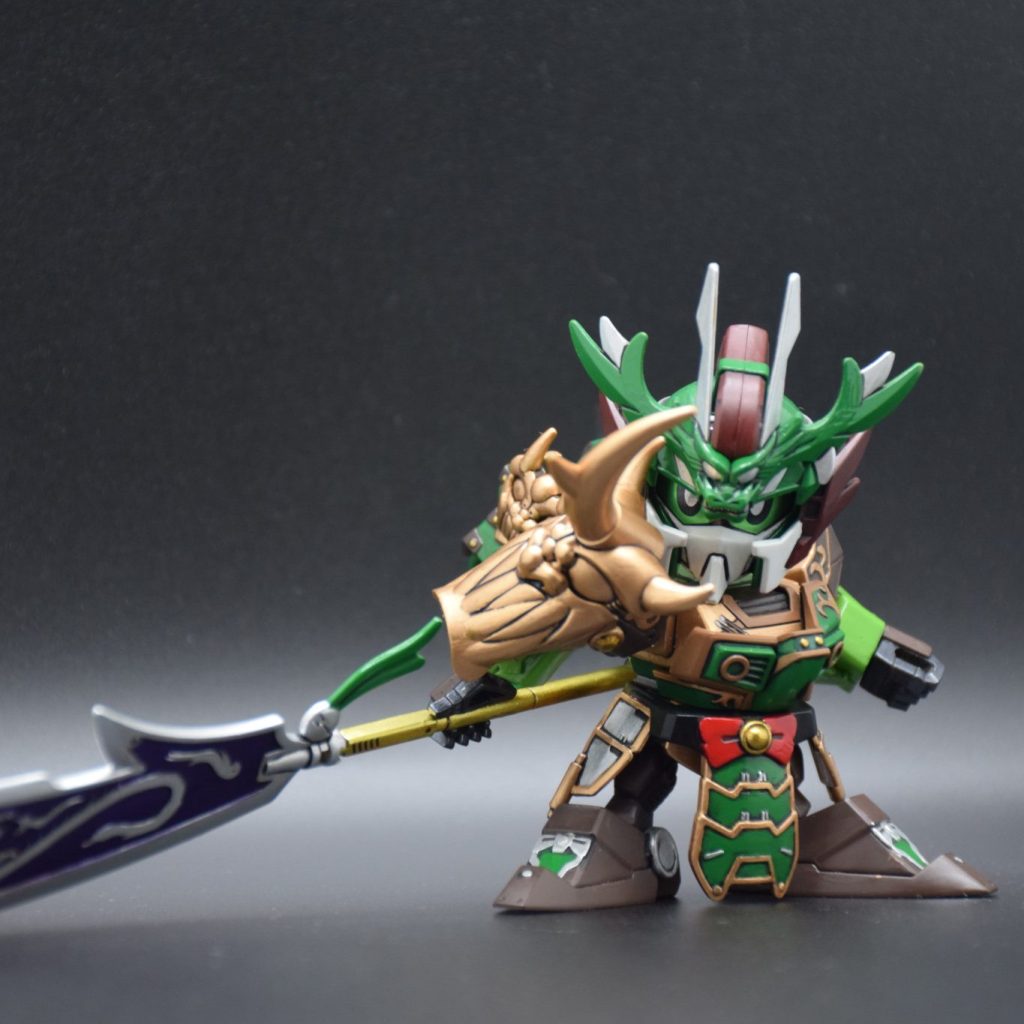 筆塗り全塗装 SDガンダム三国伝 – 関平ガンダム(真三國無雙color ver