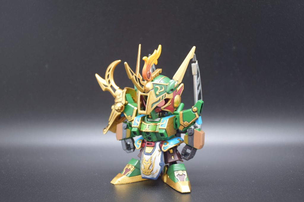 筆塗り全塗装 SDガンダム三国伝 – 周倉ドーベンウルフ(真三國無雙color ver.)–7枚目/制作者：KaTim