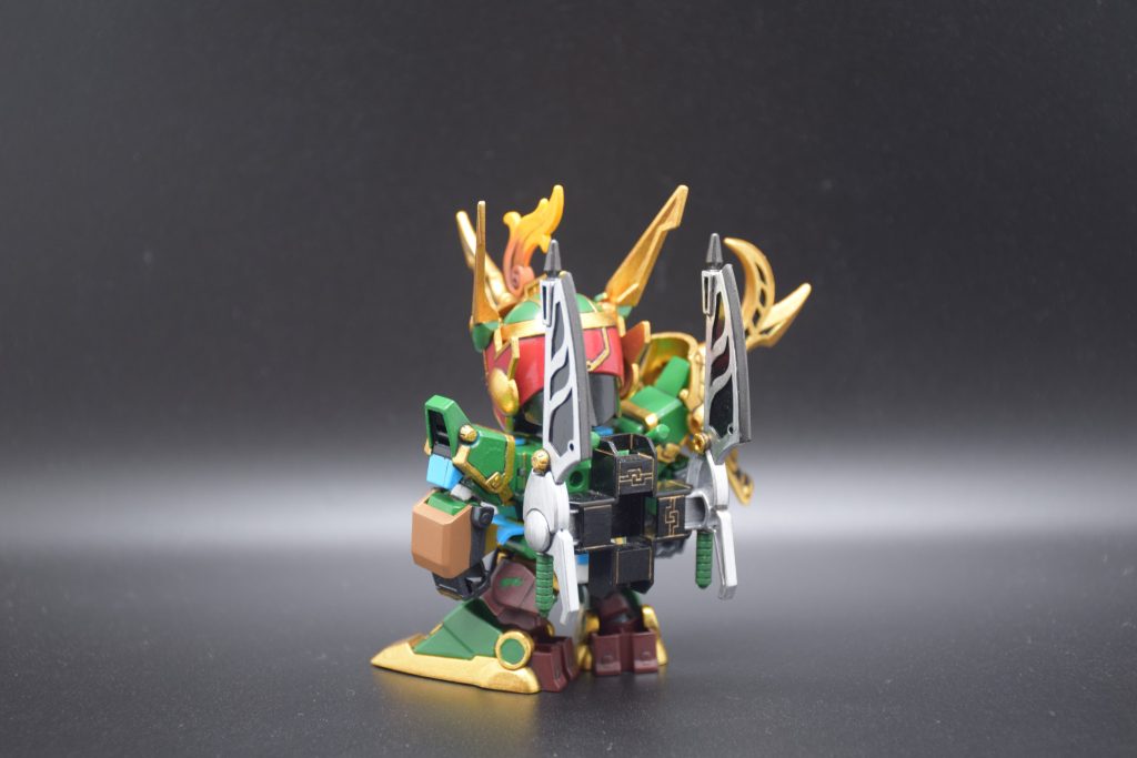 筆塗り全塗装 SDガンダム三国伝 – 周倉ドーベンウルフ(真三國無雙color ver.)–8枚目/制作者：KaTim