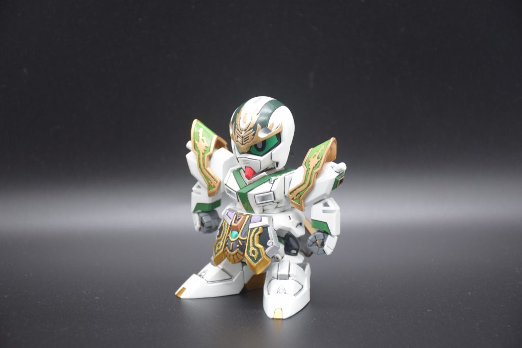 筆塗り全塗装 SDガンダム三国伝 – 天翔竜 孔明νガンダム(真三國無雙color ver.)–3枚目/制作者：KaTim